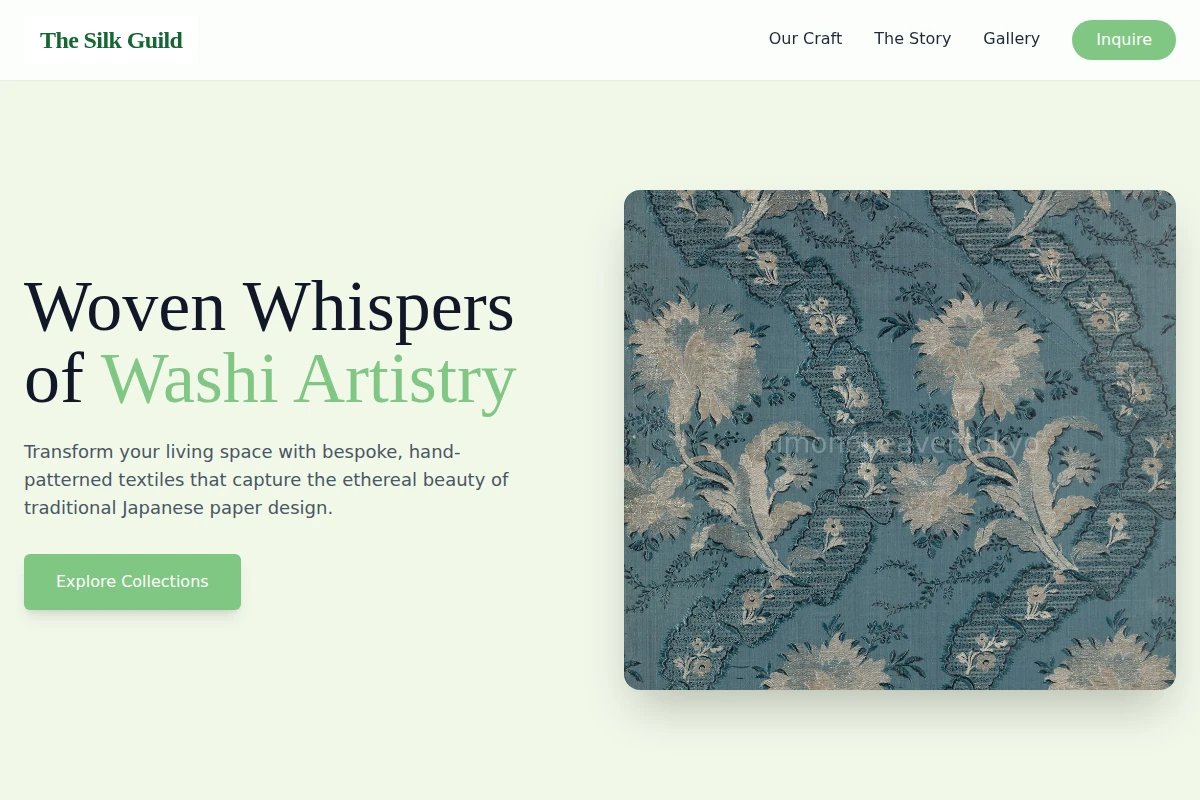 Washi Textile Design